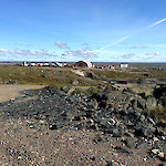 Ulu Camp with the high grade ore stockpile from the Flood Zone underground development in the foreground